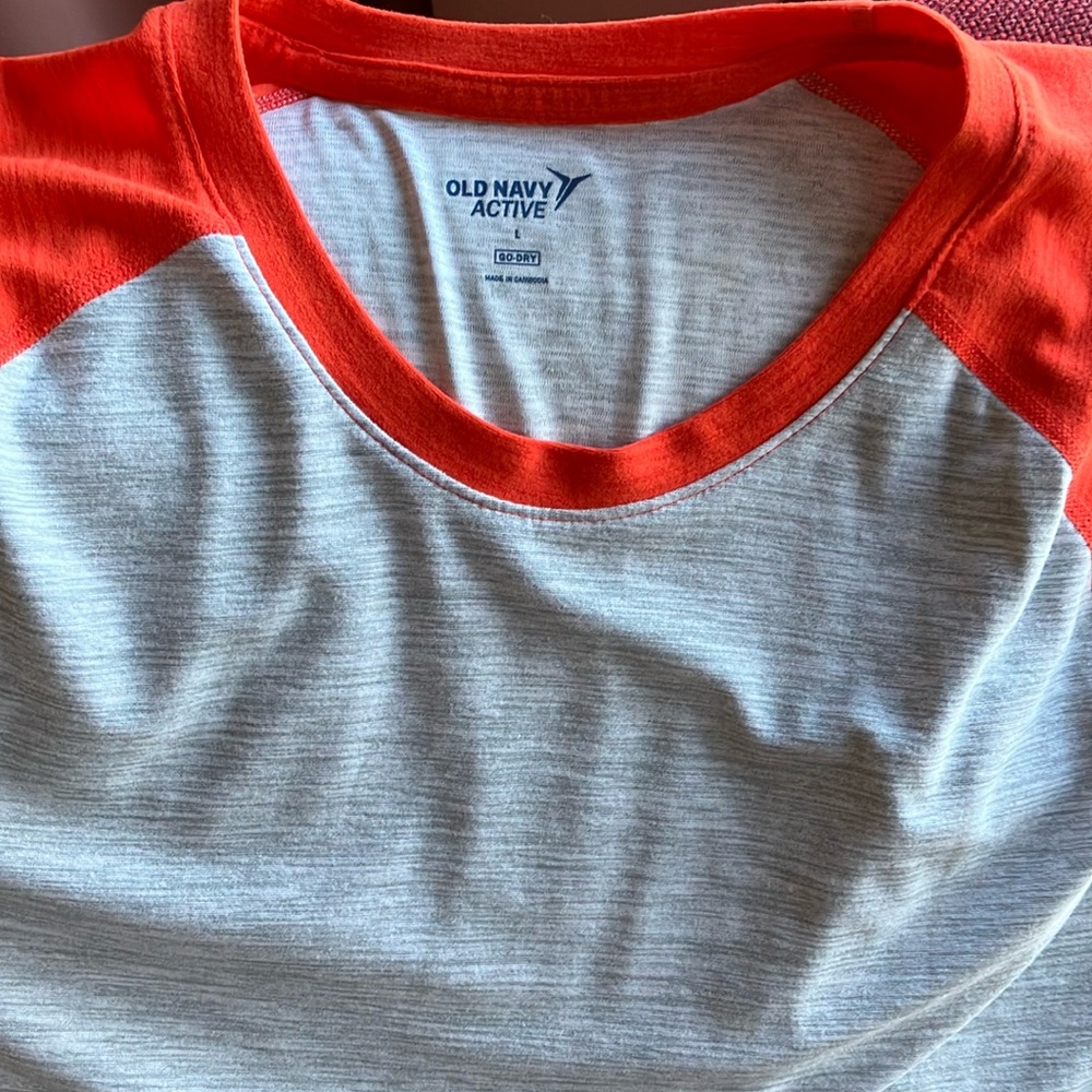 Active dry, baseball style shirt from Old Navy.